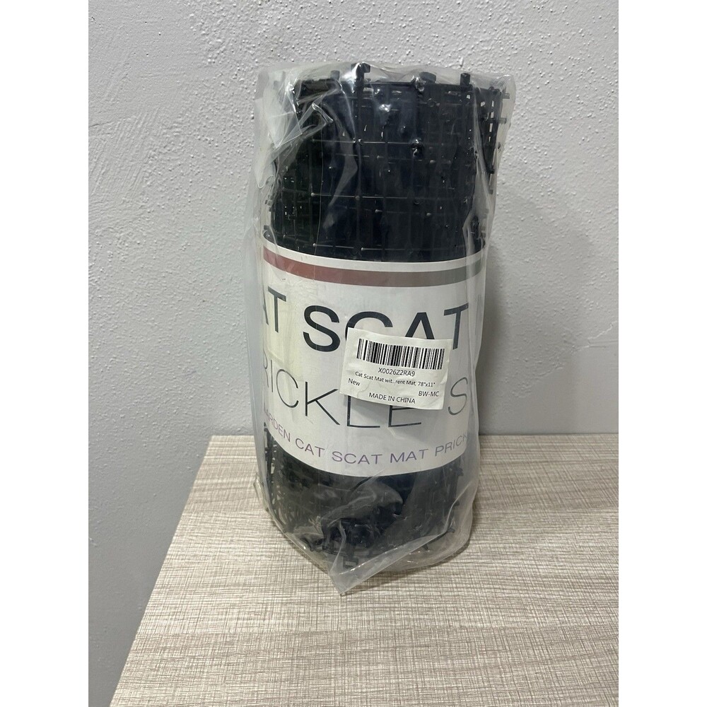 Cat Scat Mat with Spikes Deterrent Mat 78" x 11" Indoor Outdoor New